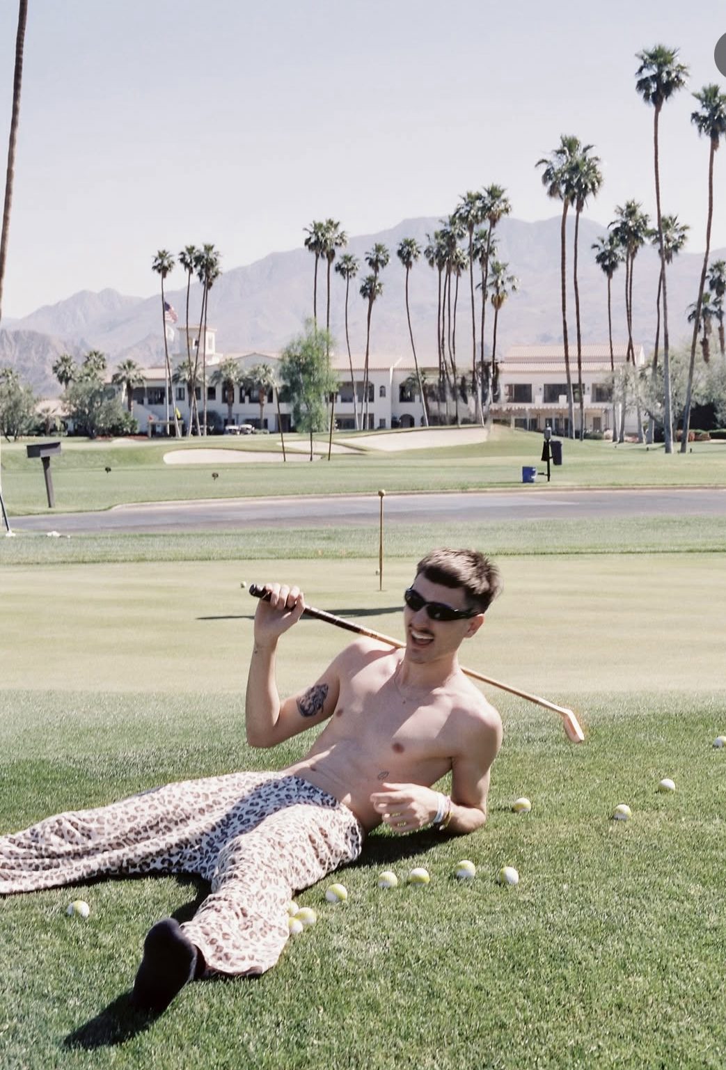 Beltran off-duty golf editorial in Palm Springs